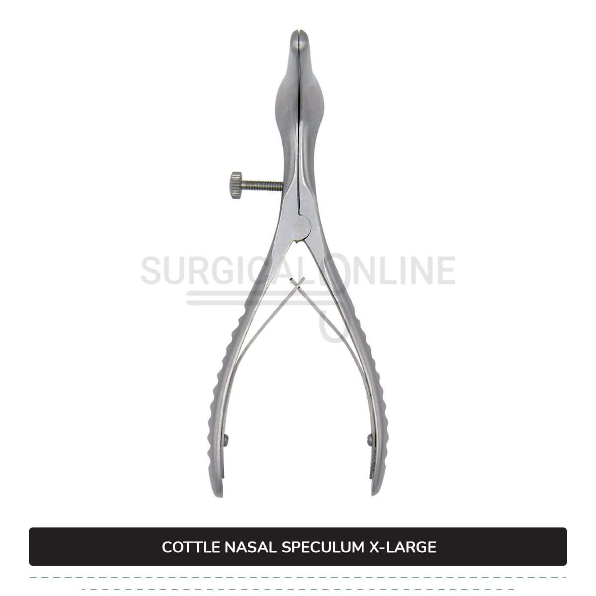 Cottle Septum Speculum X-Large 6″ (15.2 cm), With Set Screw, Narrow 90mm Long Blades
