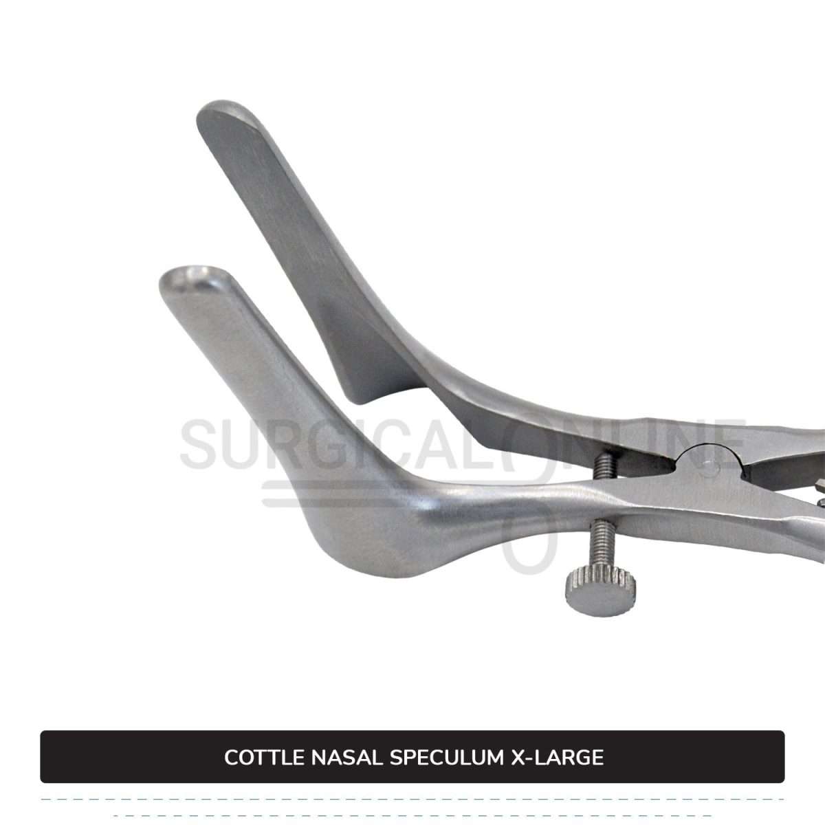 Cottle Septum Speculum X-Large 6″ (15.2 cm), With Set Screw, Narrow 90mm Long Blades