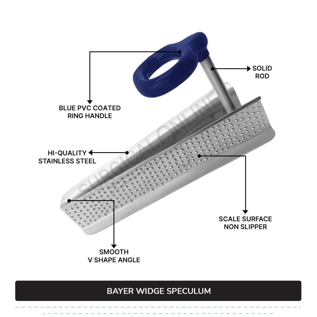 Equine Dental Bayer Wedge Mouth Gag Horse Speculum Veterinary Dentistry For Oral Cavity of Animals