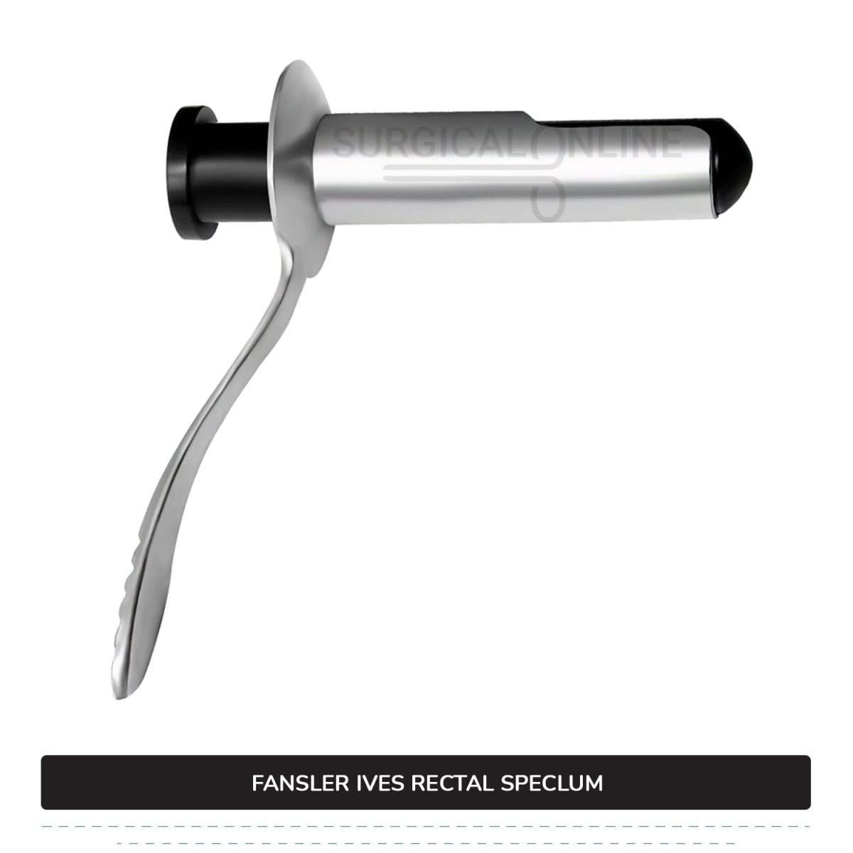 Fansler-Ives Rectal Speculum 2 3/4 x 1 1/8" Hollow Tube With Obturator, 3 1/4" Handle