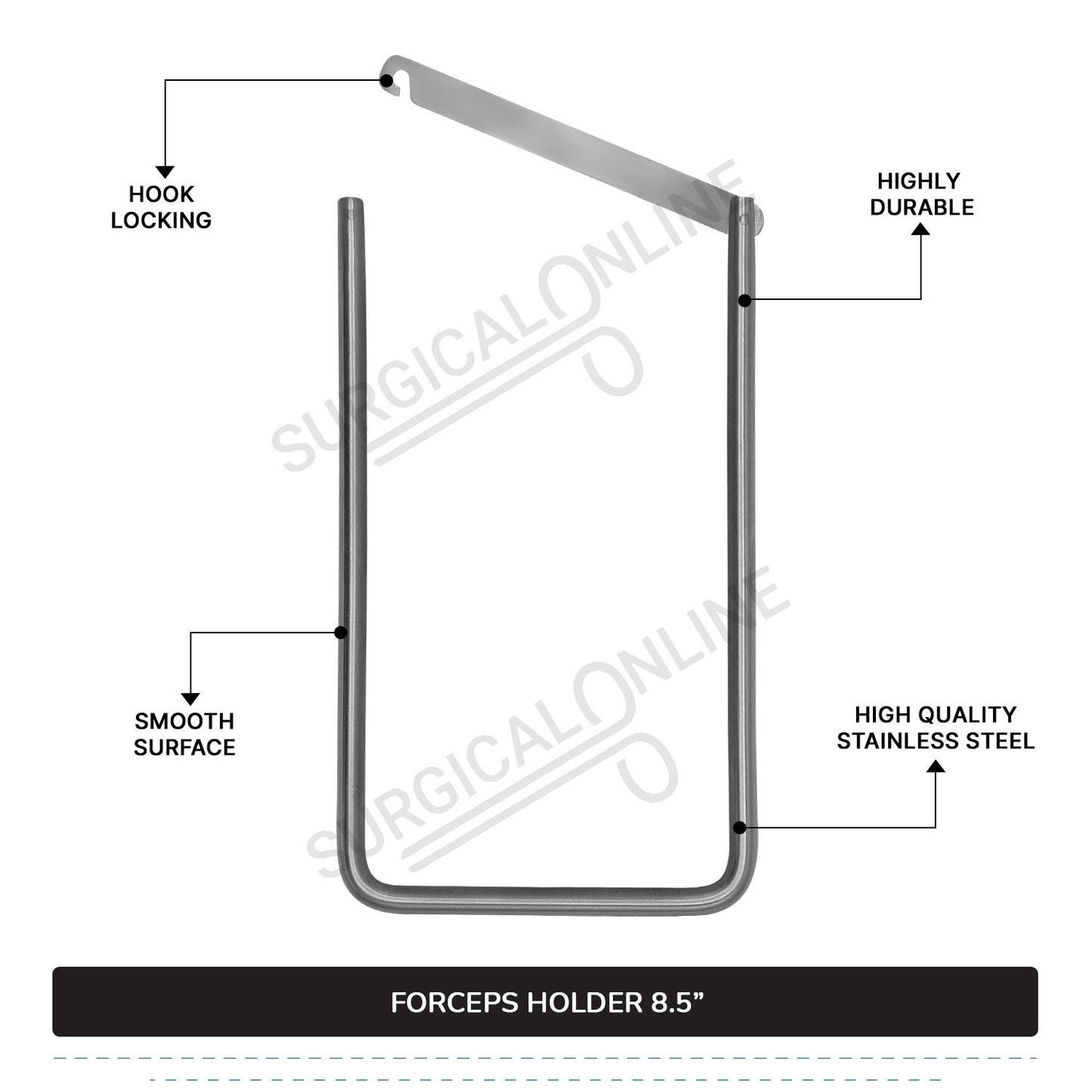 Forceps Holder 8.5"