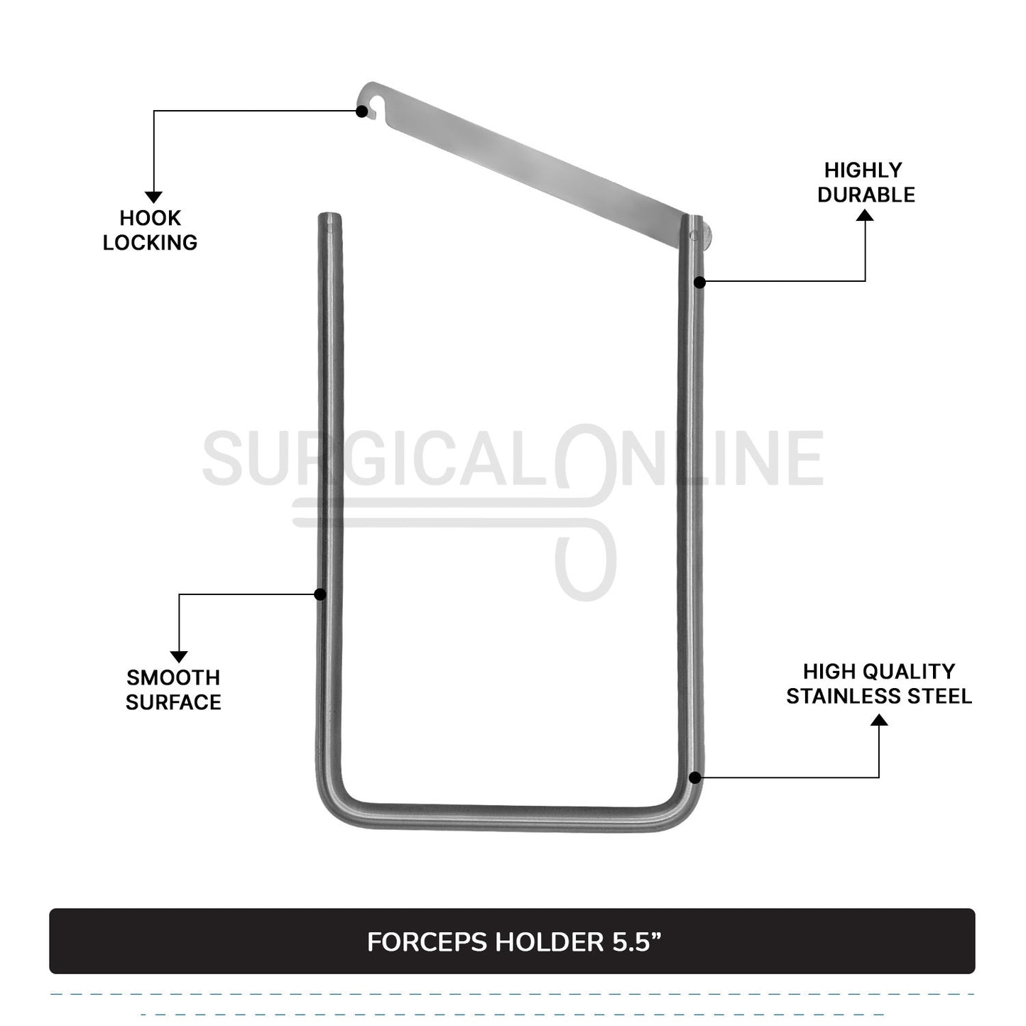 Forceps Holder 5.5"