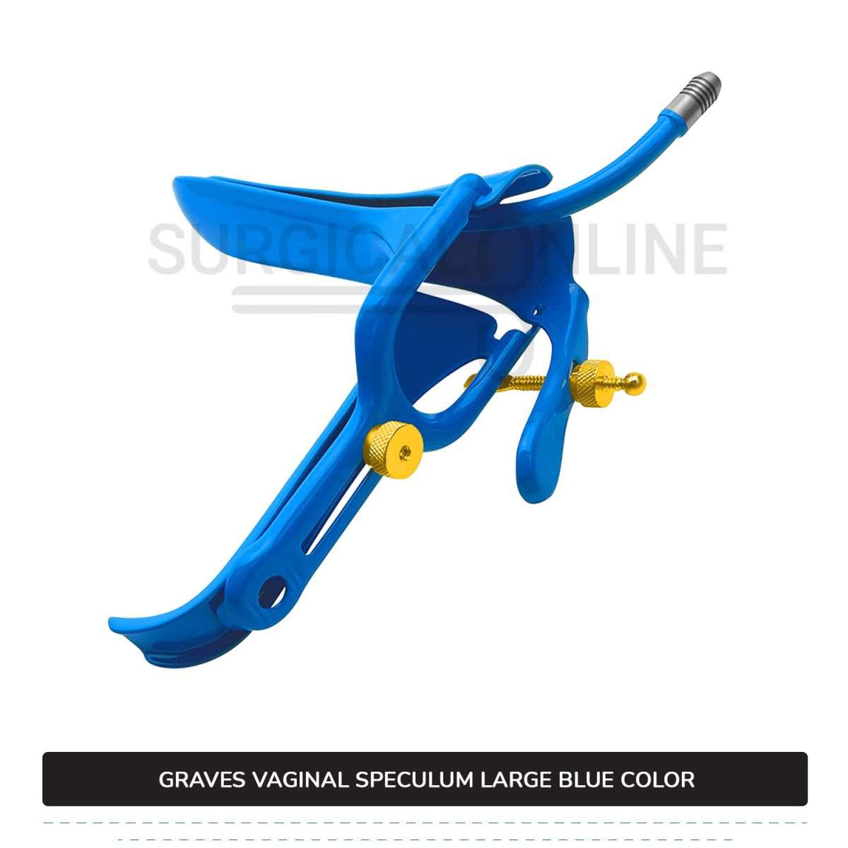 Set of 3 Pcs Grave Vaginal Speculum LLETZ LEEP Blue Teflon Cover