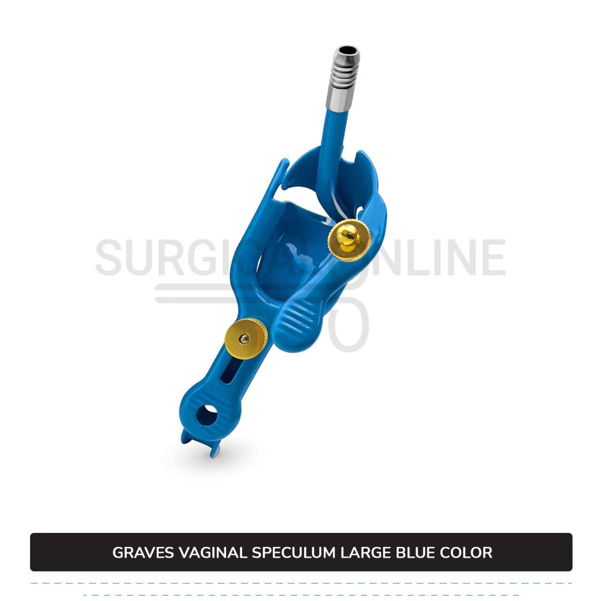 Set of 3 Pcs Grave Vaginal Speculum LLETZ LEEP Blue Teflon Cover