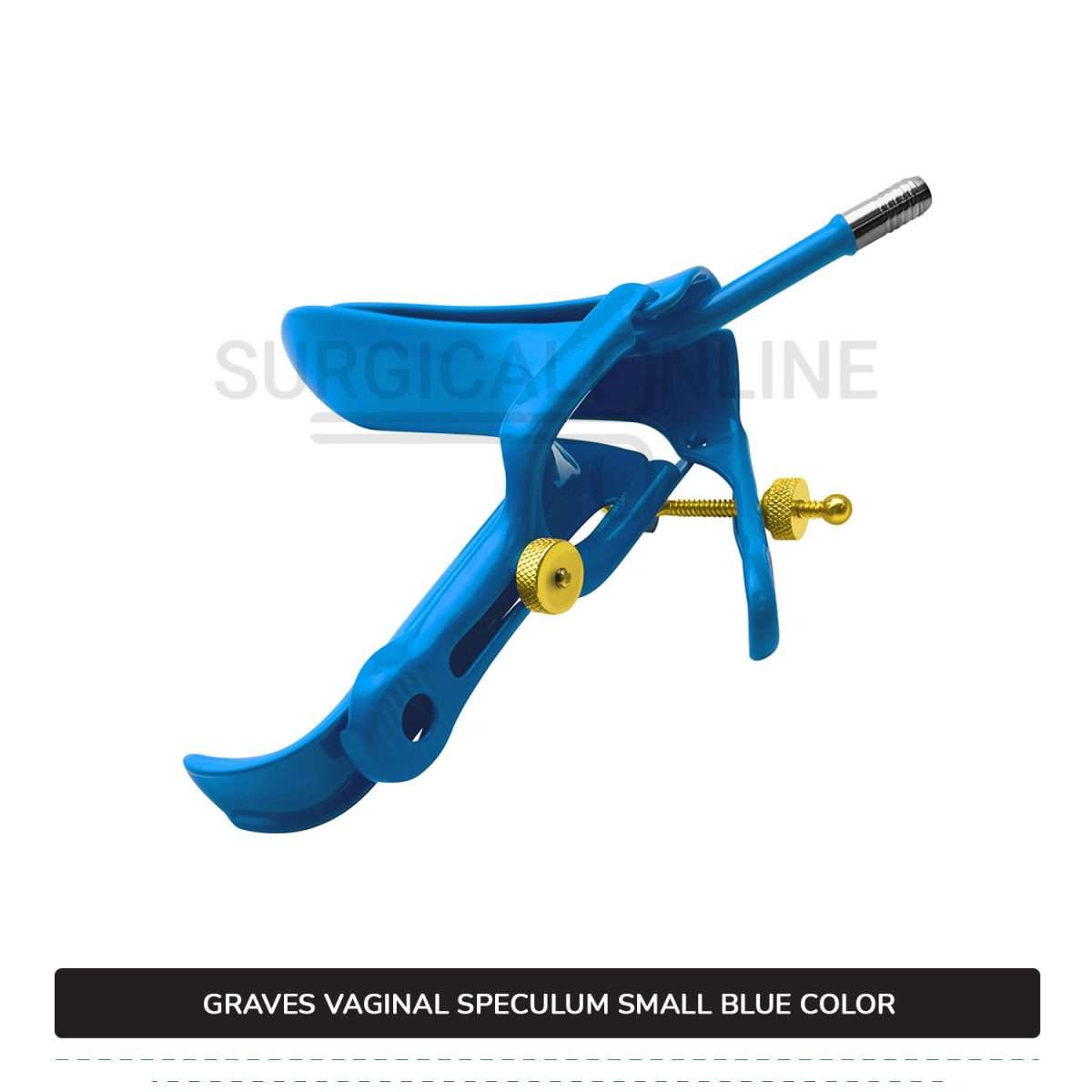 Grave Vaginal Speculum Small LLETZ LEEP Blue Teflon Cover