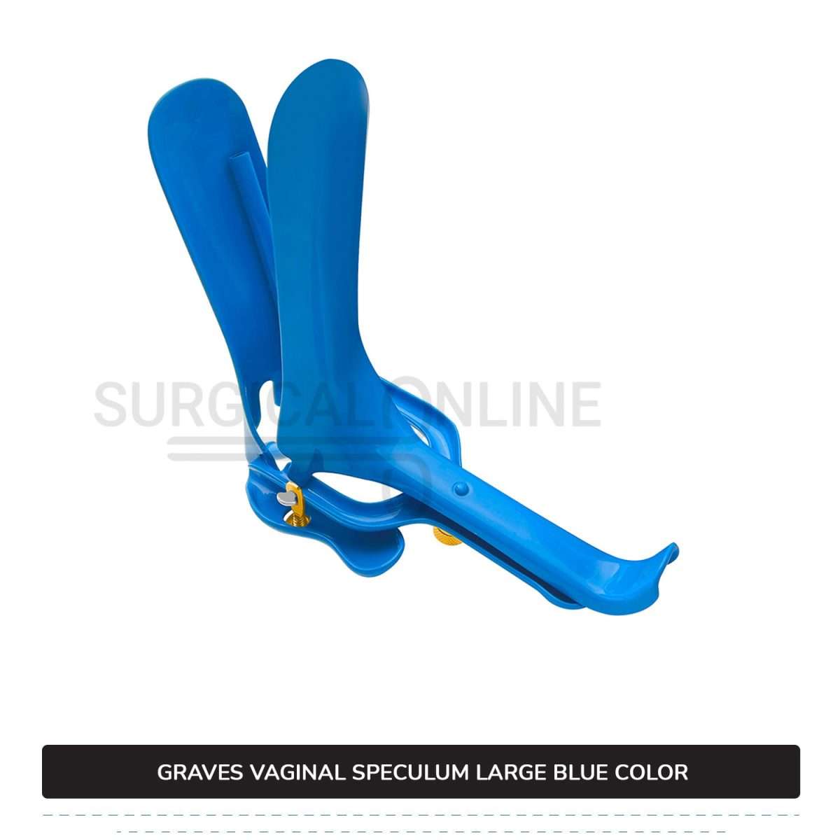 Set of 4 Pcs Grave Vaginal Speculum LLETZ LEEP Blue Teflon Cover