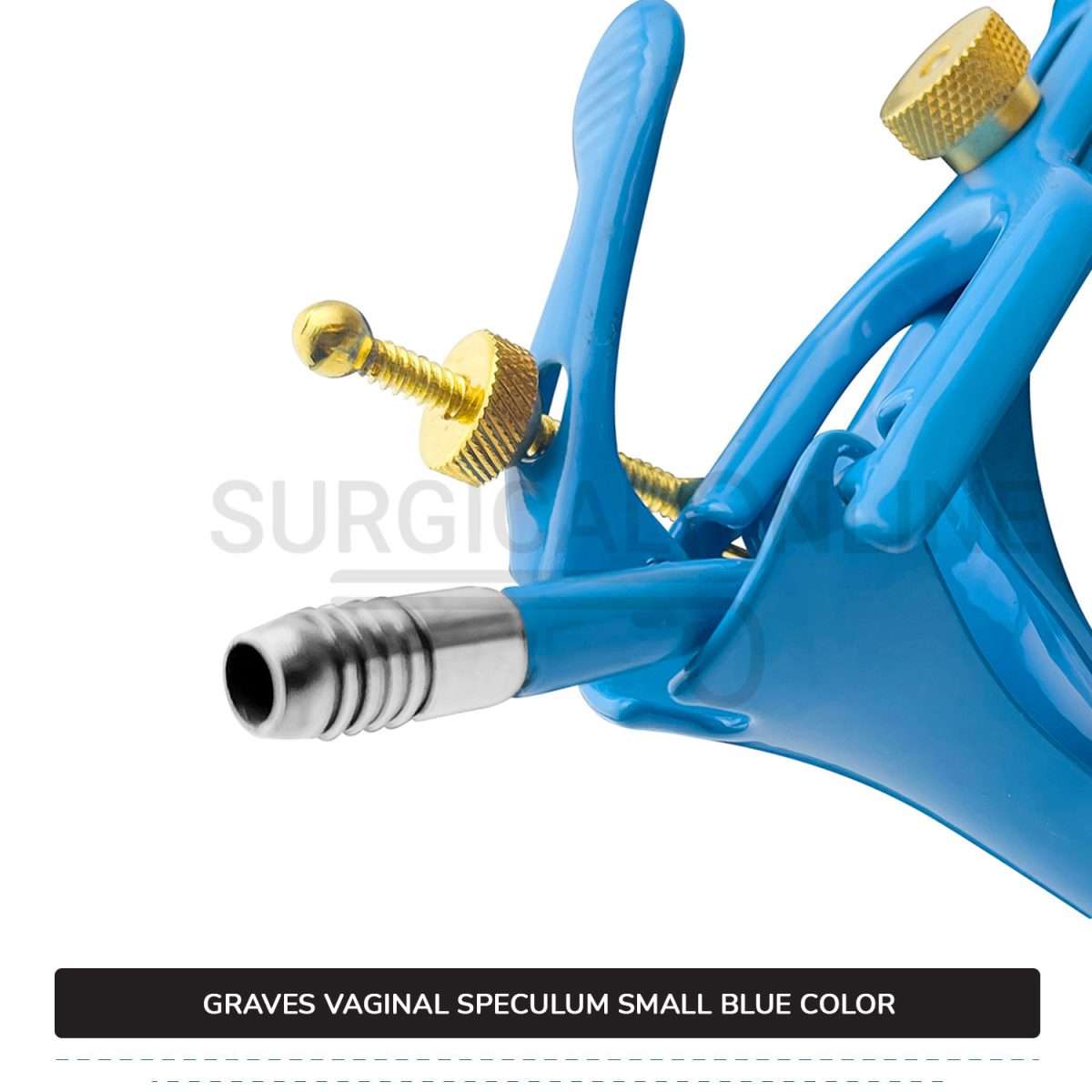 Grave Vaginal Speculum Small LLETZ LEEP Blue Teflon Cover