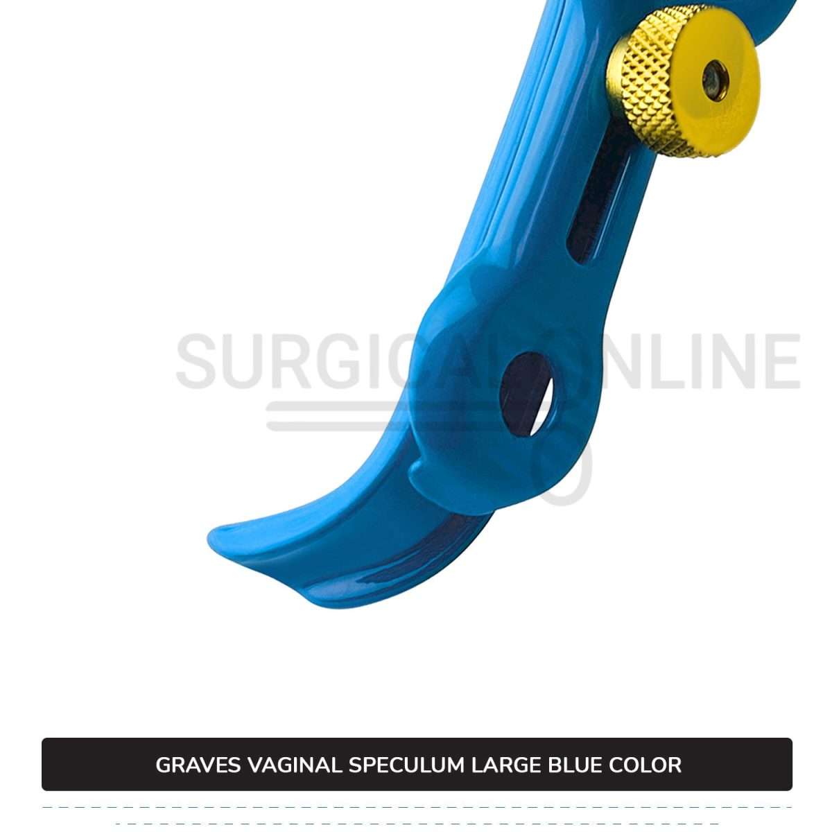 Set of 3 Pcs Grave Vaginal Speculum LLETZ LEEP Blue Teflon Cover