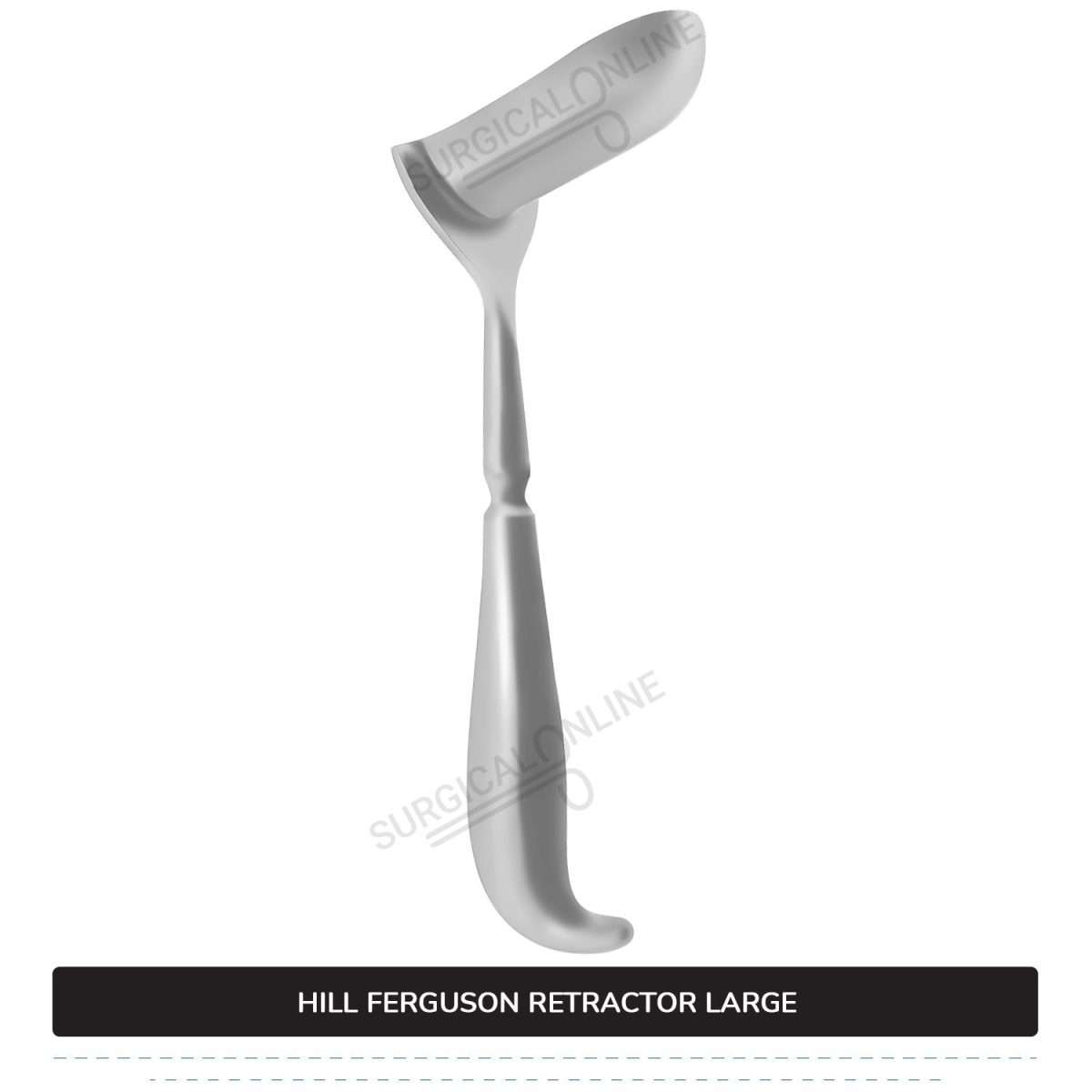 Hill Ferguson Rectal Retractor Large 8 3/4″ (22.2cm) Long, 1 1/5″ (3 cm) X 3″ (7.6 cm) Blades Surgical Veterinary