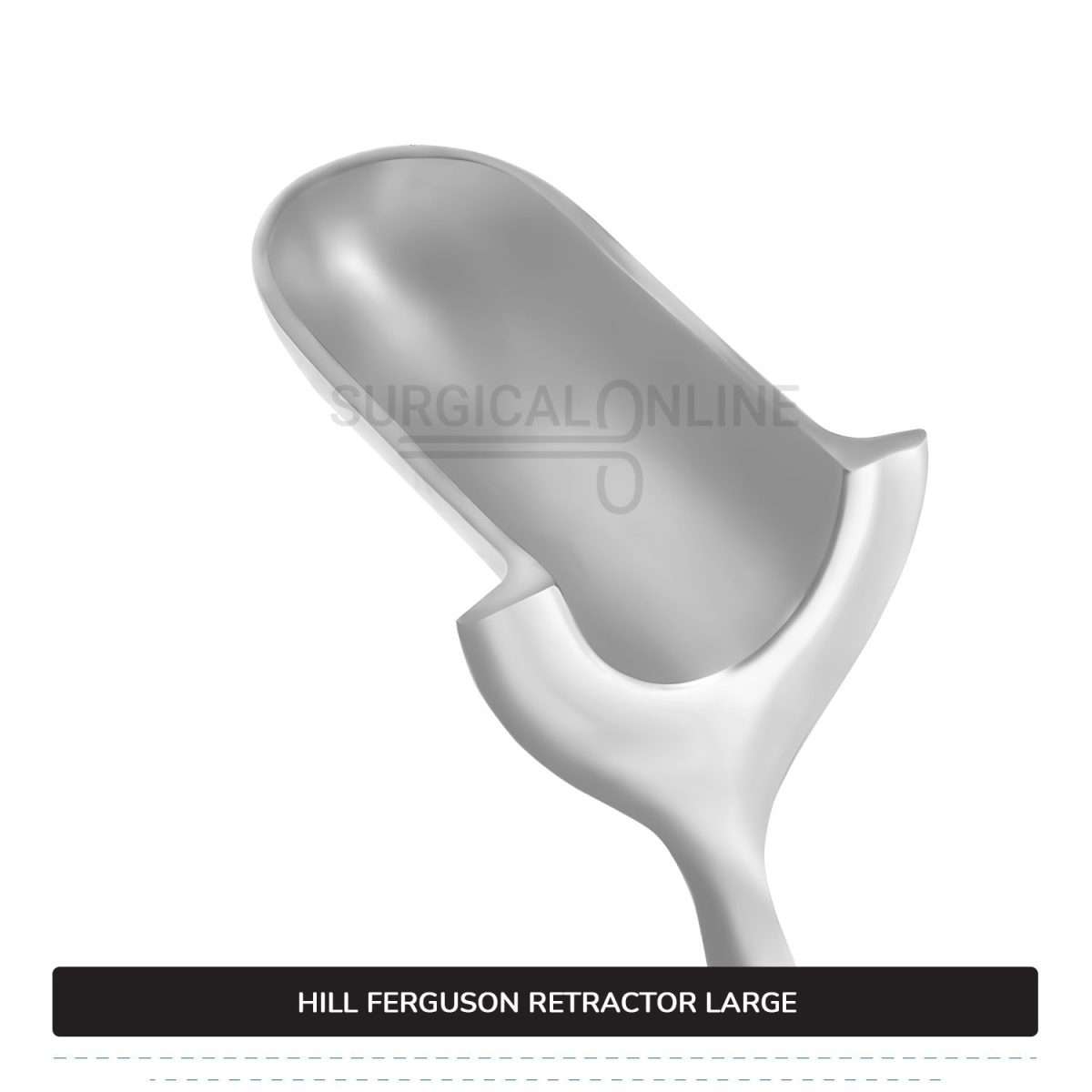 Hill Ferguson Rectal Retractor Large 8 3/4″ (22.2cm) Long, 1 1/5″ (3 cm) X 3″ (7.6 cm) Blades Surgical Veterinary