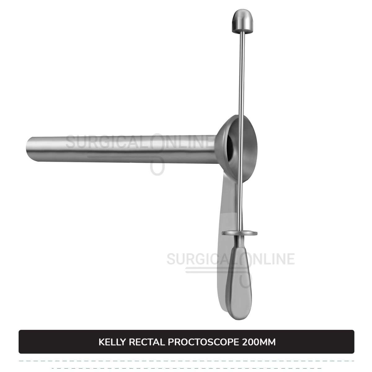 Kelly Anal Proctoscope, 8" (20 cm) Long X 7/8" (2.2 cm), Outer Diameter With Obturator Rectal Speculum