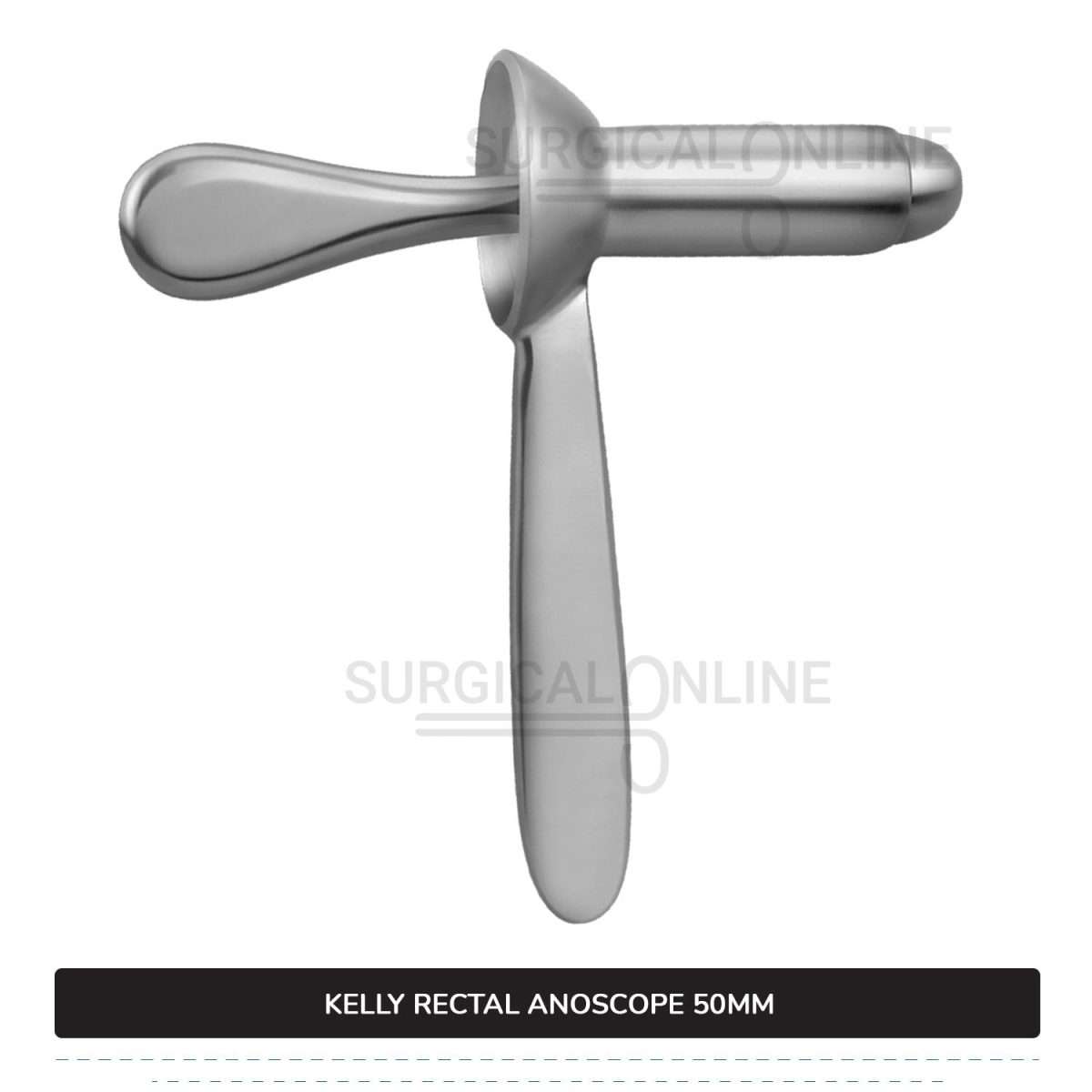 Kelly Rectal Anoscope, 2" (5.0 cm) Long X 7/8" (2.2 cm), Outer Diameter With Obturator Anal Speculum