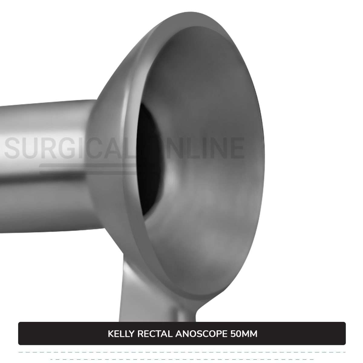 Kelly Rectal Anoscope, 2" (5.0 cm) Long X 7/8" (2.2 cm), Outer Diameter With Obturator Anal Speculum