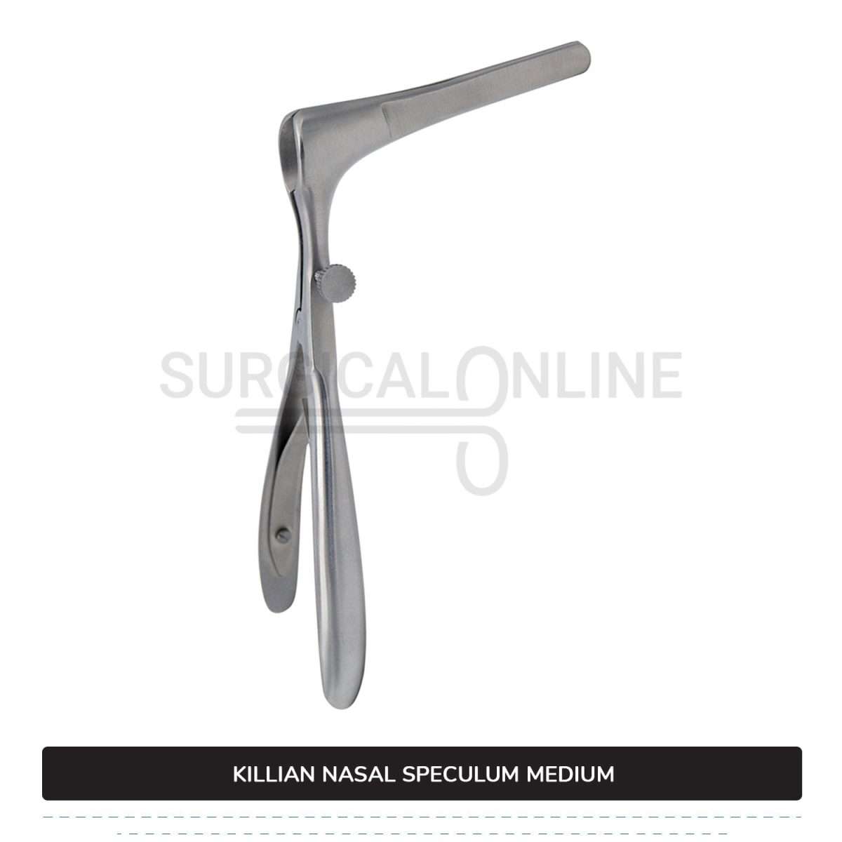 Killian Nasal Speculum Medium 6" (15.2 cm), With Set Screw, 2.50" (6.4 cm) Long Blades