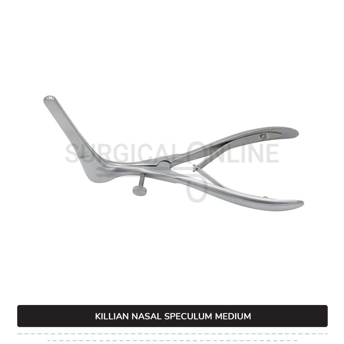 Killian Nasal Speculum Medium 6" (15.2 cm), With Set Screw, 2.50" (6.4 cm) Long Blades