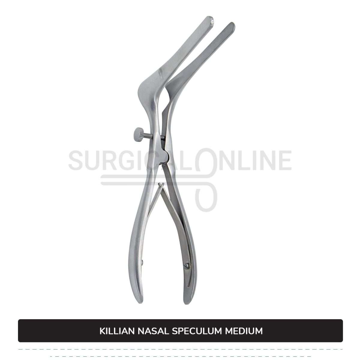 Killian Nasal Speculum Medium 6" (15.2 cm), With Set Screw, 2.50" (6.4 cm) Long Blades