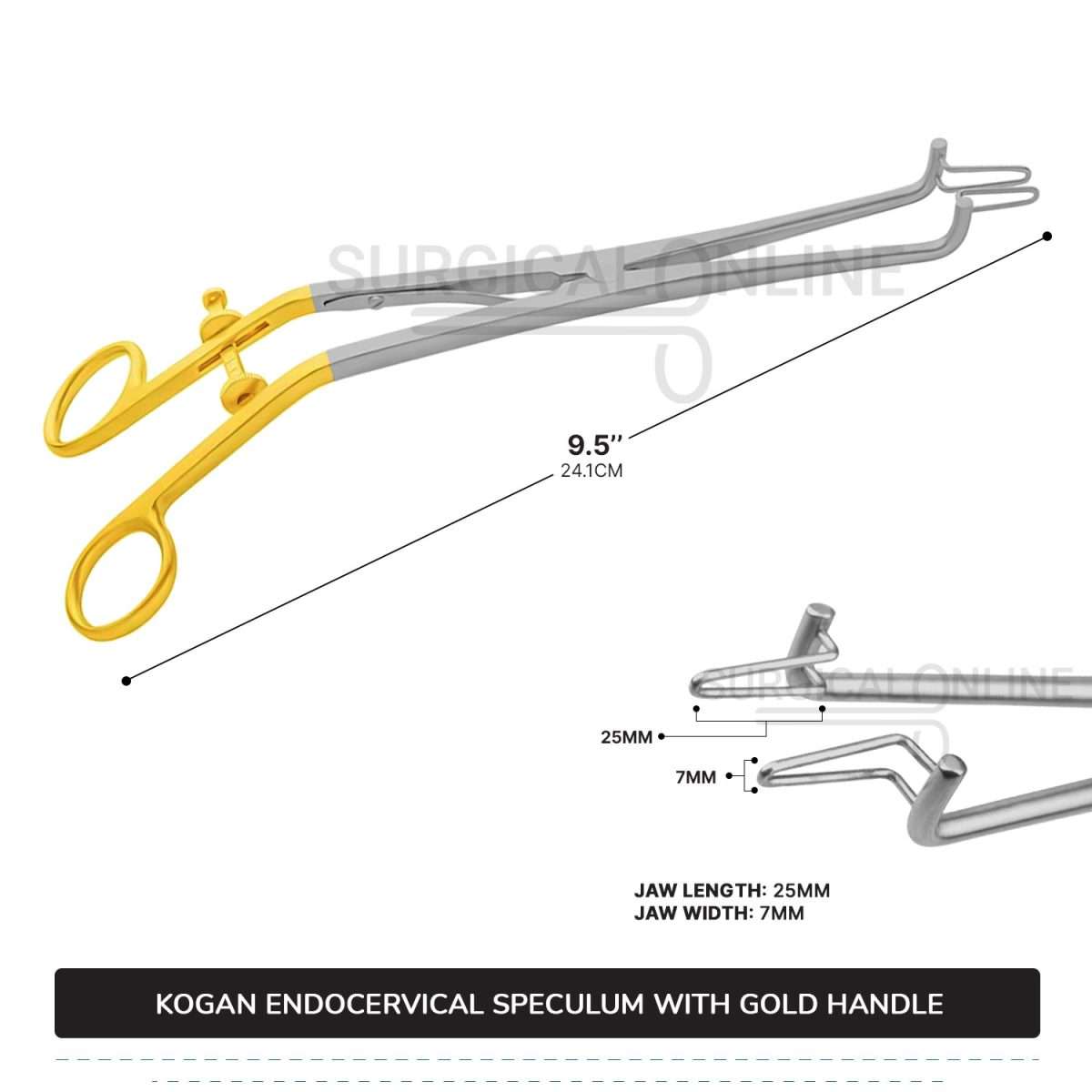 Kogan Endocervical Speculum 9.5"