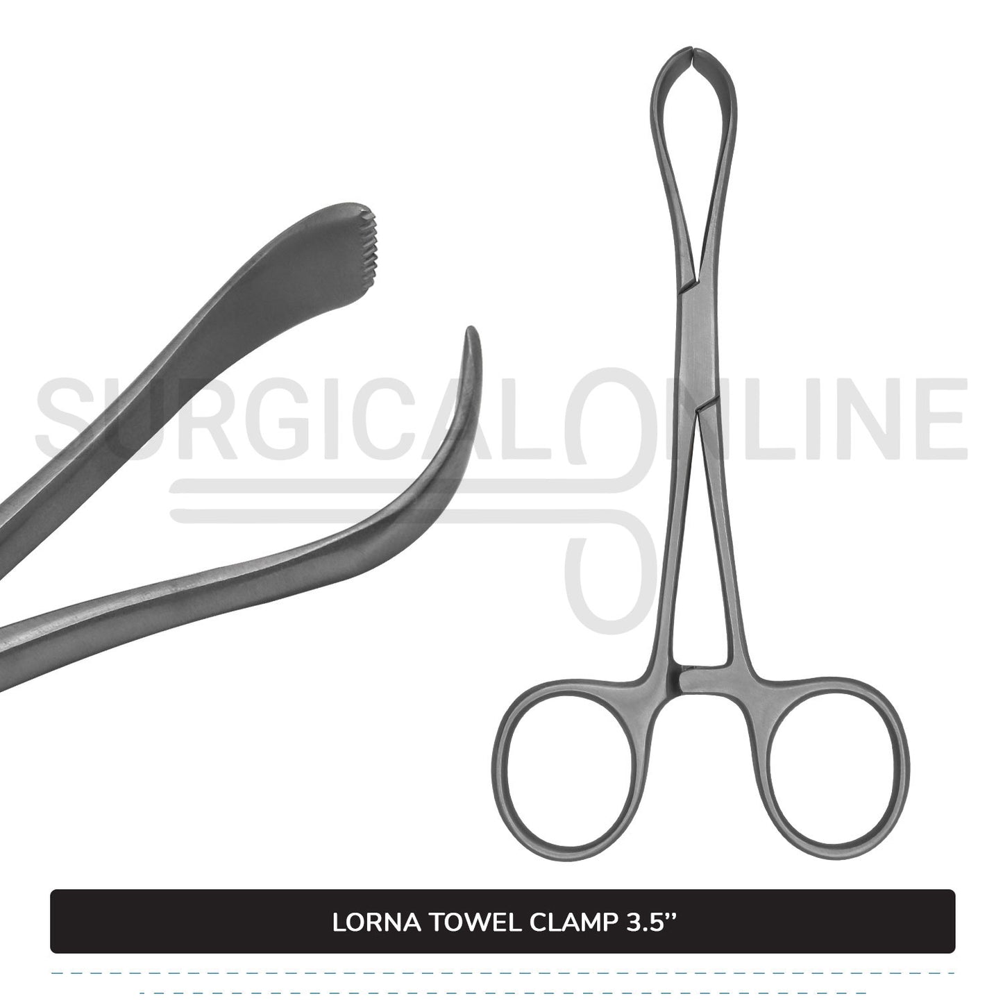 Lorna Towel Clamp 3.5"