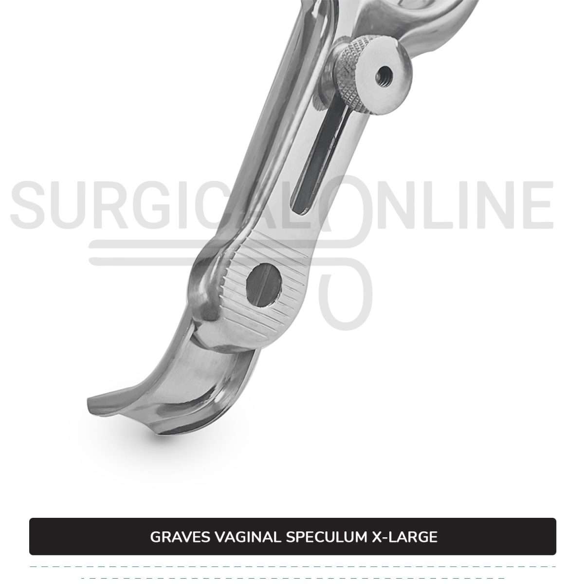 Set of 3 Pcs Grave Vaginal Speculum Small, Medium, & Large OB/Gyne Surgical