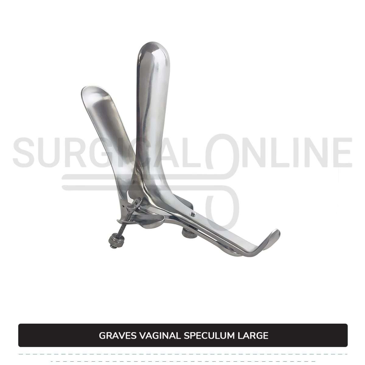 Graves Vaginal Speculum Large, 1 3/8" (3.5 cm) X 4 1/2" (11.5 cm)