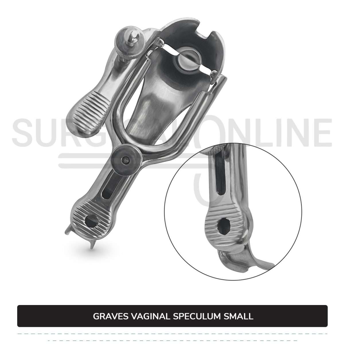 Graves Vaginal Speculum Small, 3/4" (1.9 cm) X 3" (8 cm)