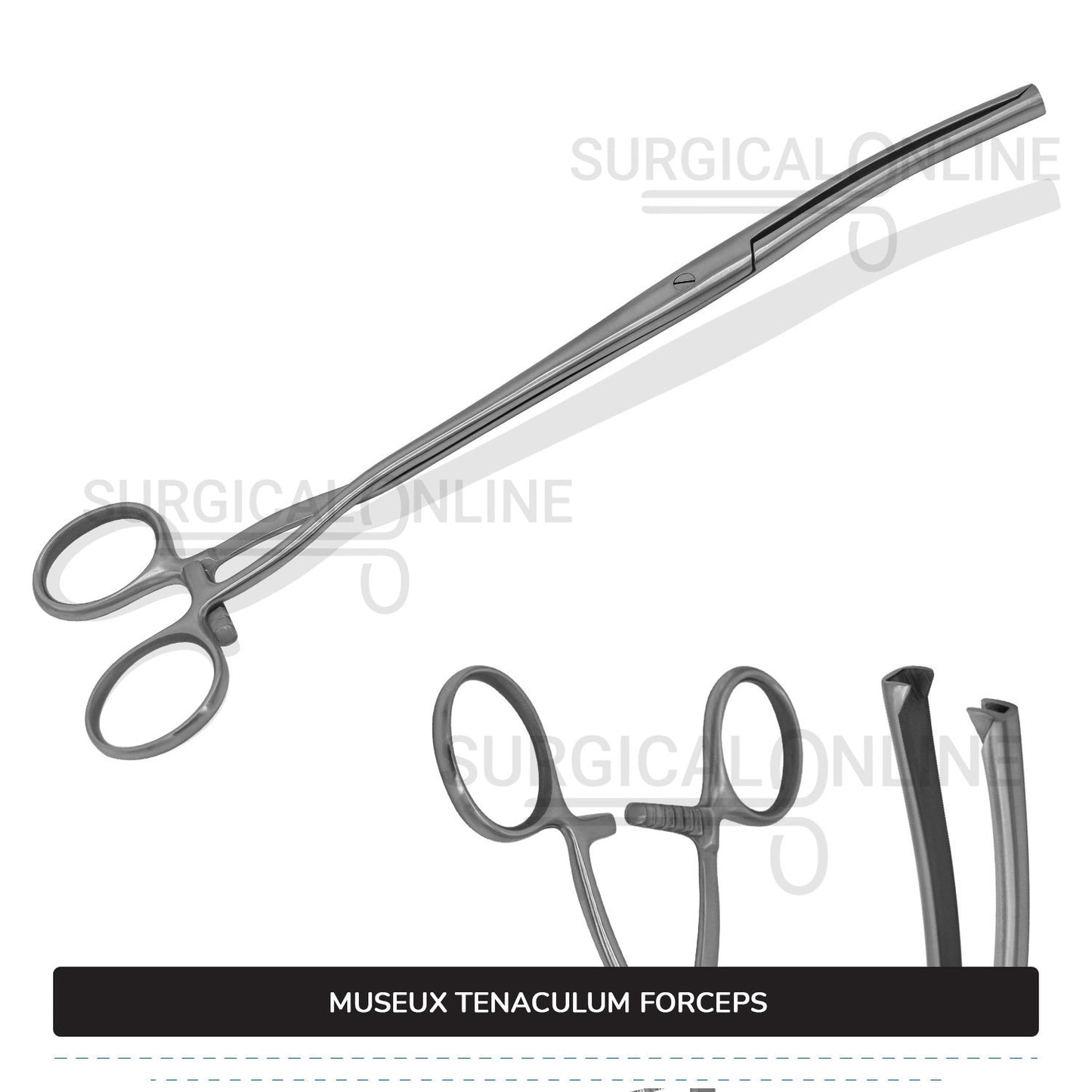 Museux Tenaculum Forceps 9.5''