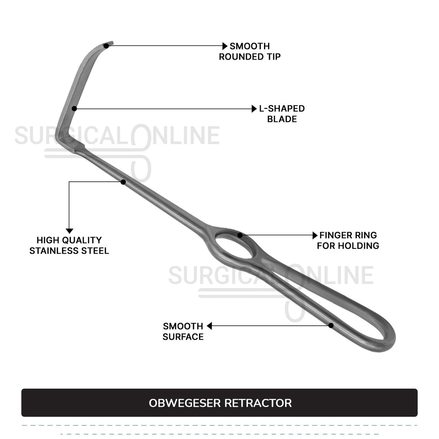 Obwegeser Retractor 8.5"