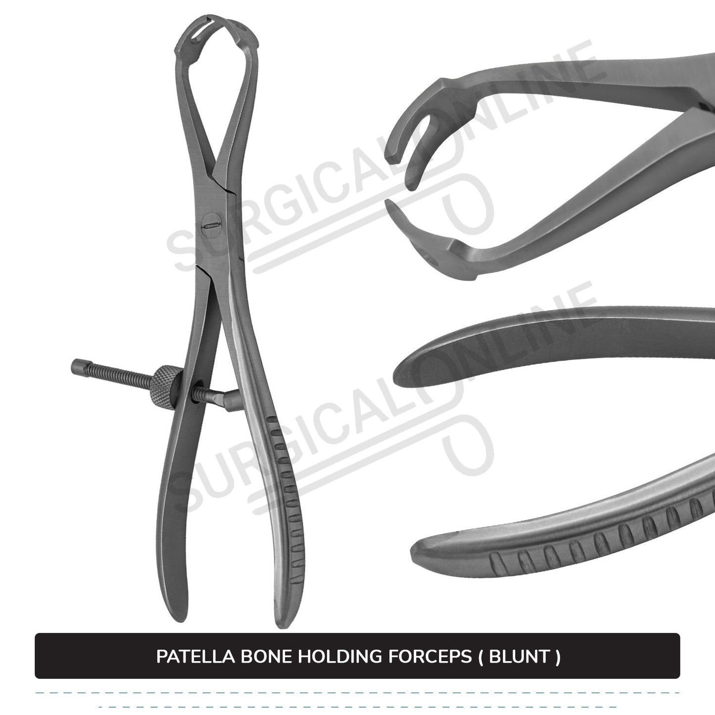 Patella Forceps ( Blunt ) 7.25"
