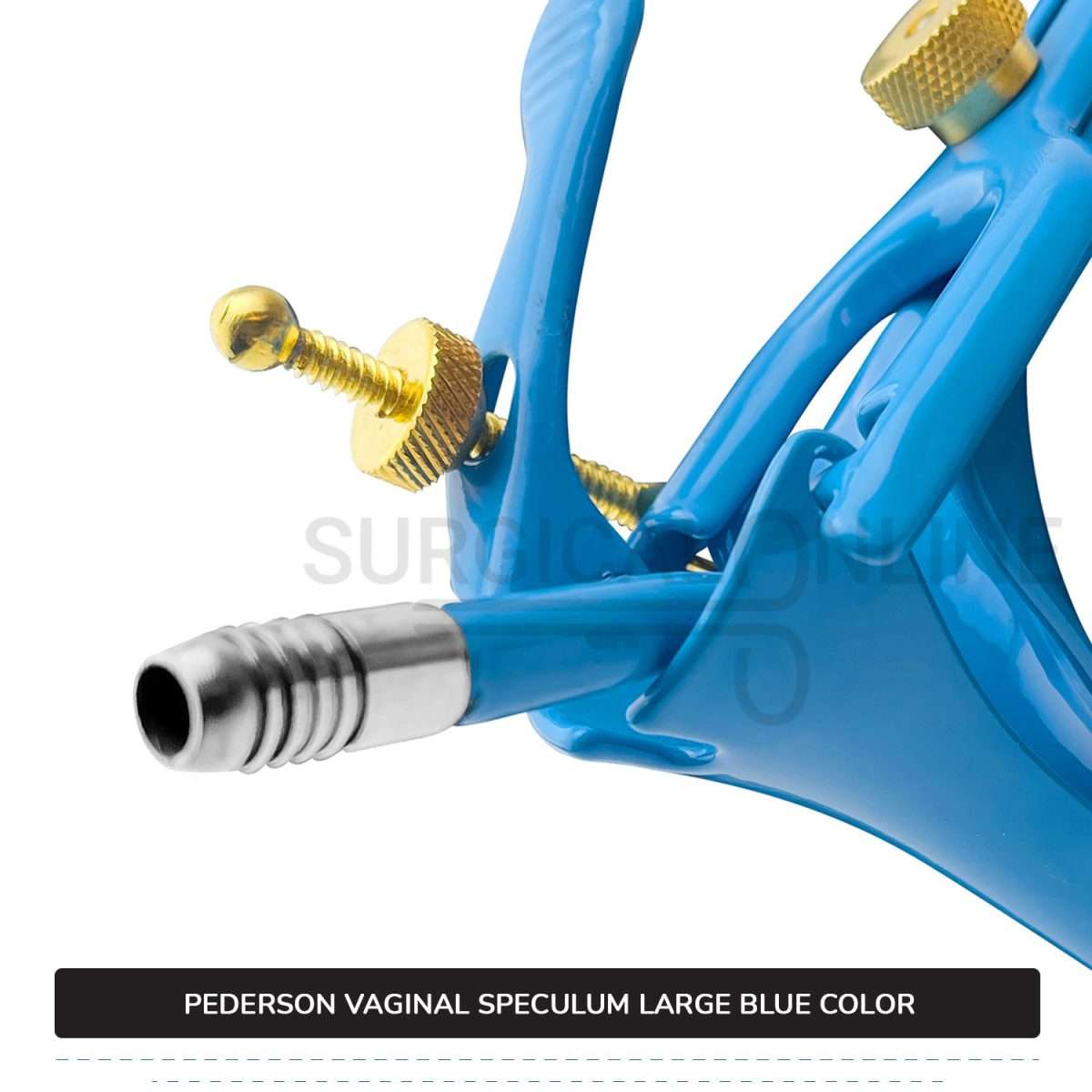 Lletz Coated Pederson Vaginal Speculum Large, 1" (2.5 cm) X 4 3/4" X (12.1cm)