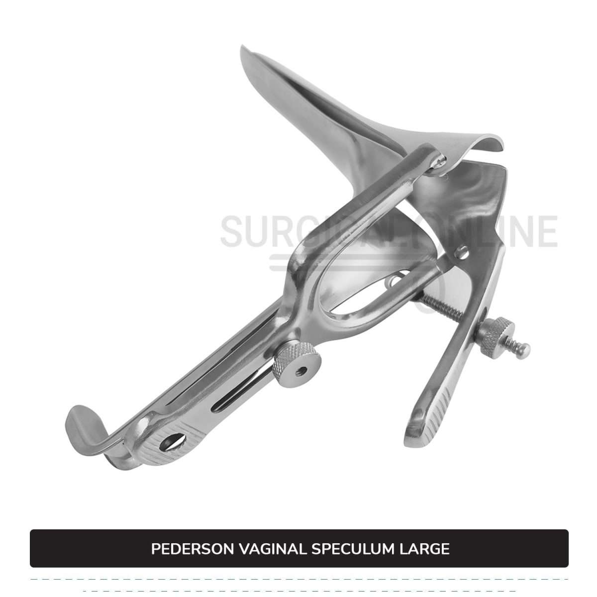 Pederson Vaginal Speculum Large, 1" (2.5 cm) X 4 3/4" X (12.1cm)