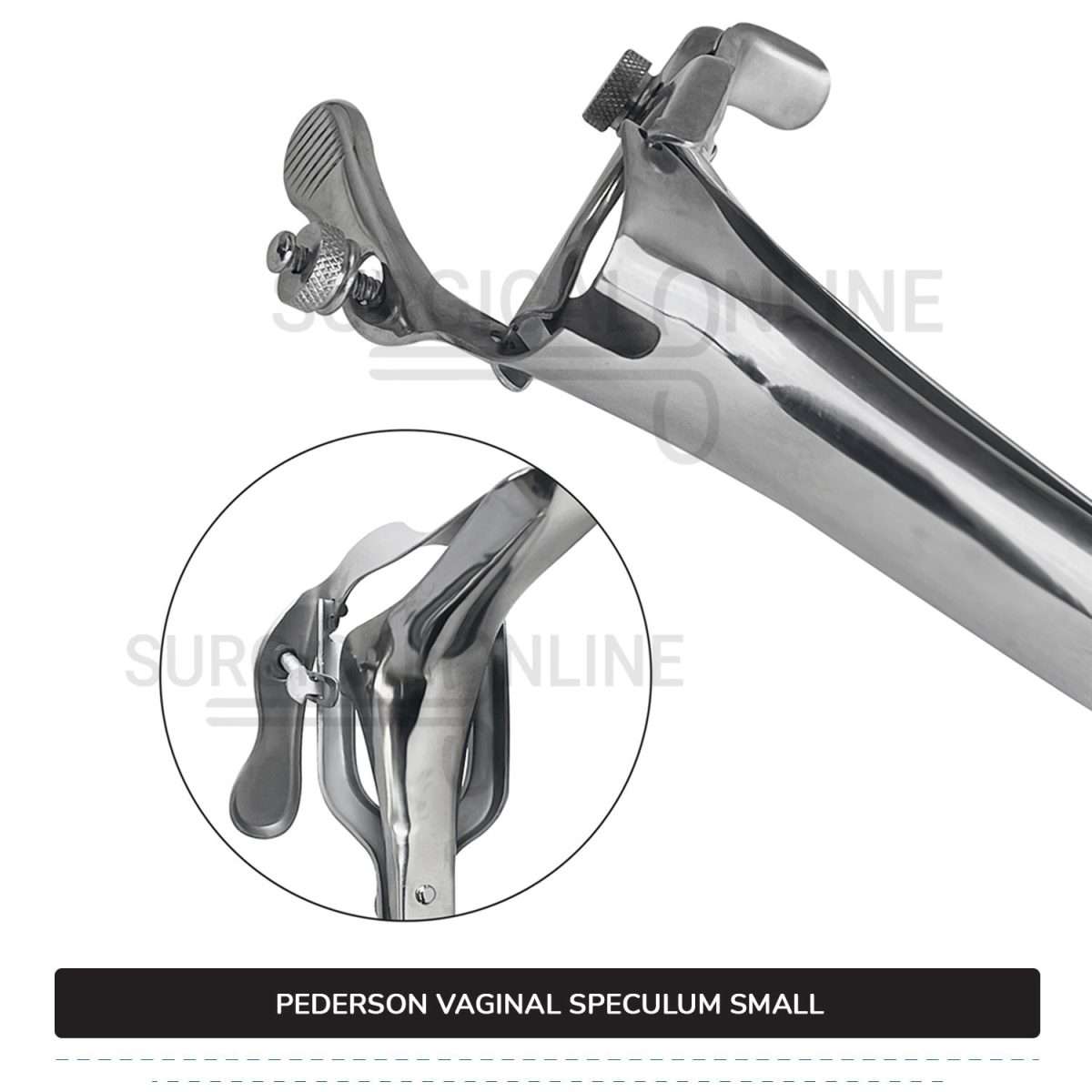 Pederson Vaginal Speculum Small, 1/2" (1.3 cm) X 3" (7.6 cm)