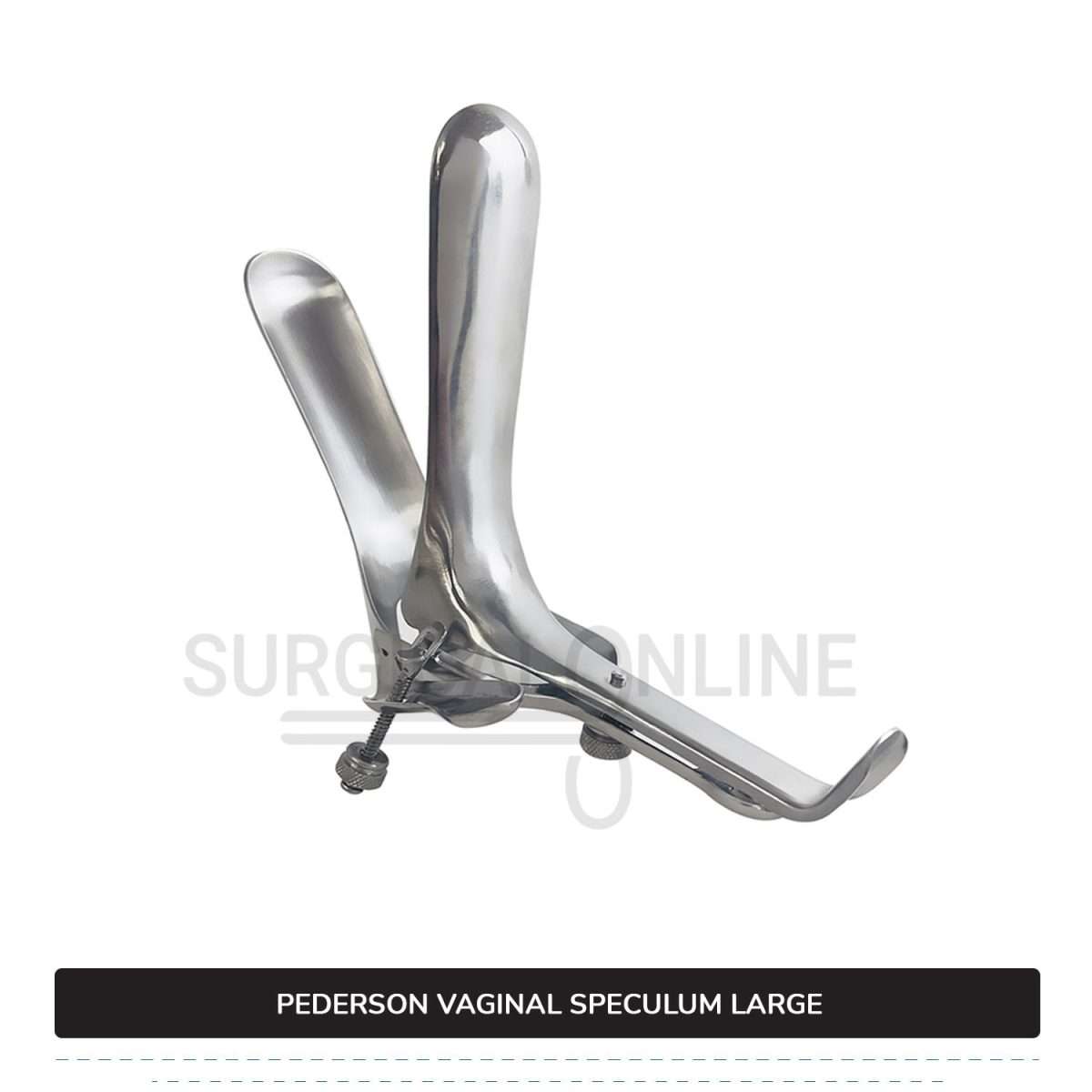 Pederson Vaginal Speculum Large, 1" (2.5 cm) X 4 3/4" X (12.1cm)