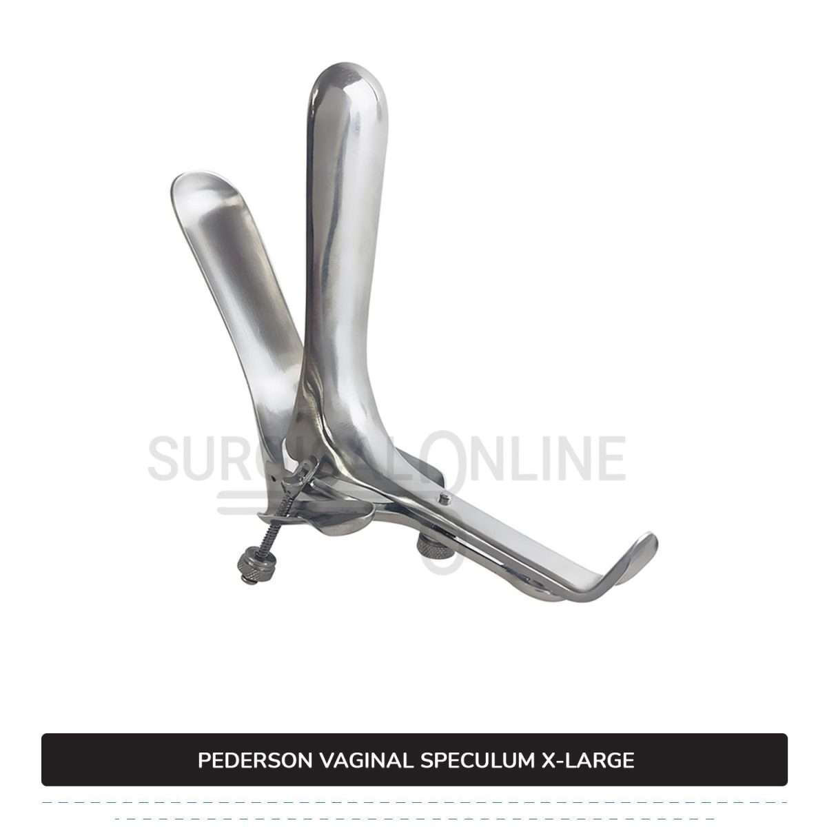 Set of 3 Pcs Pederson Vaginal Speculum Small, Medium, & Large OB/Gyne Surgical