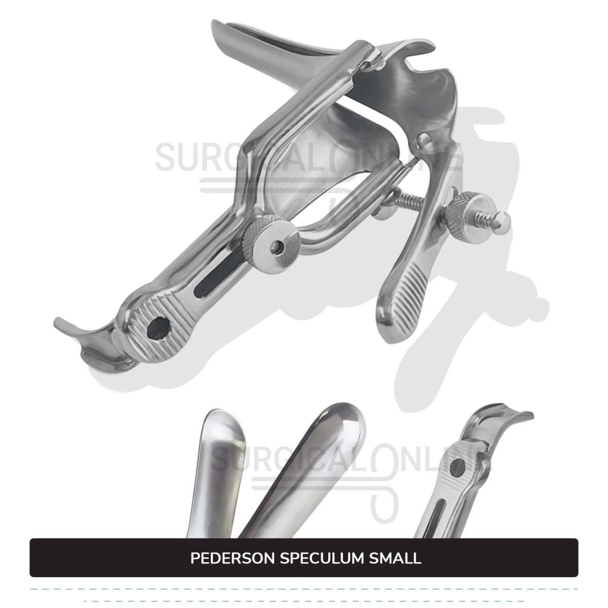 Pederson Vaginal Speculum Small, 1/2" (1.3 cm) X 3" (7.6 cm)