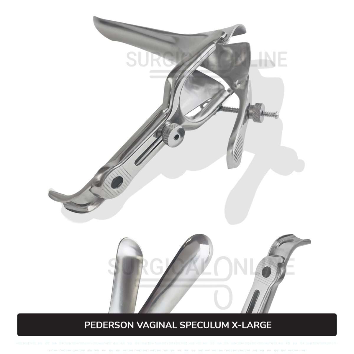Pederson Vaginal Speculum X-Large, 1" (2.5 cm) X 6 1/4" X (16.5cm)