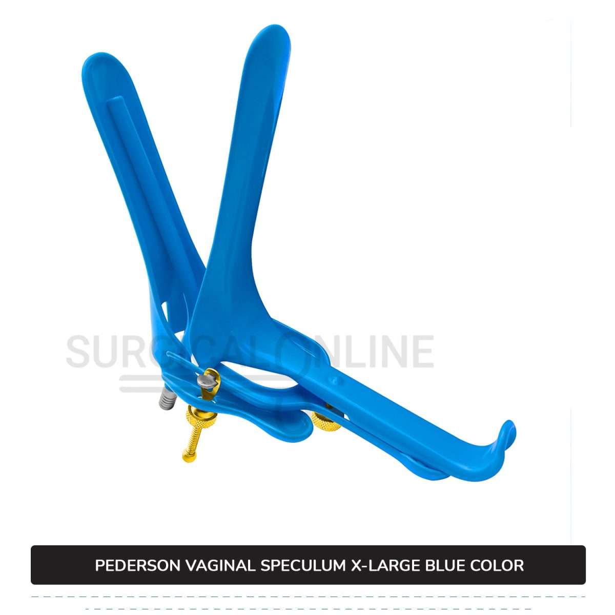 Set of 3 Pcs Pederson Vaginal Speculum LLETZ LEEP Blue Teflon Cover