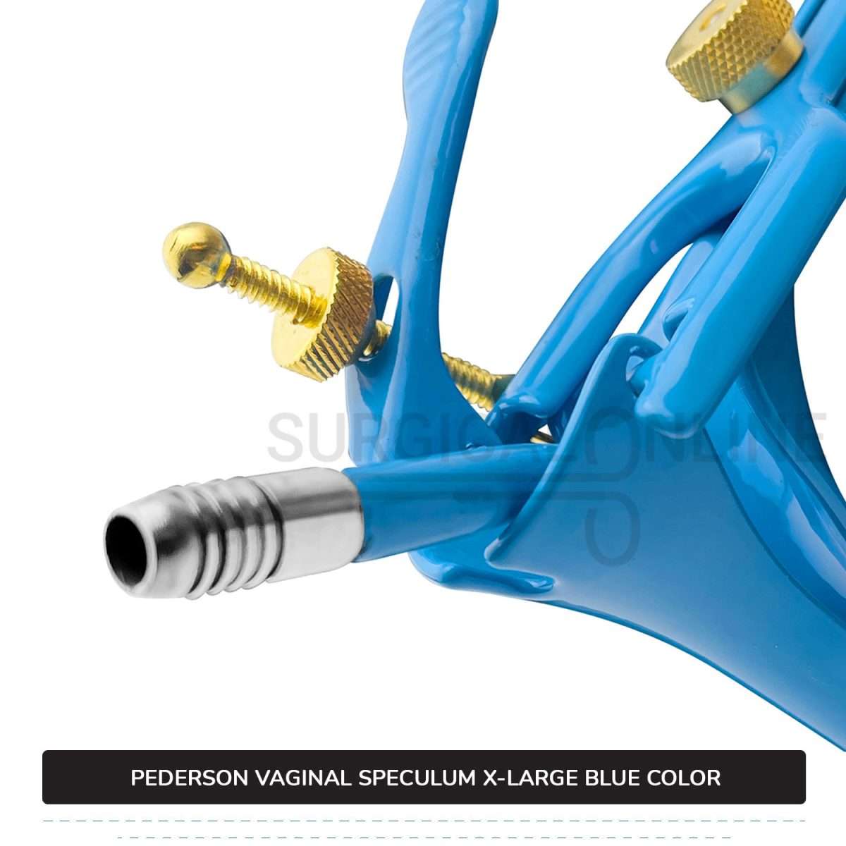 Set of 3 Pcs Pederson Vaginal Speculum LLETZ LEEP Blue Teflon Cover