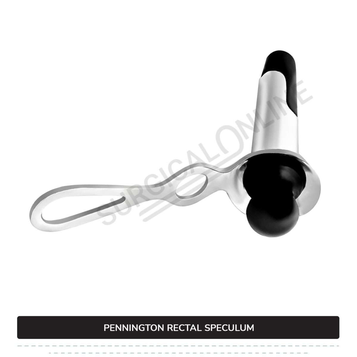 Pennington Rectal Speculum 3 3/8" (8.6 cm) Long x 1" (2.5 cm) O.D. With Boilable Obturator