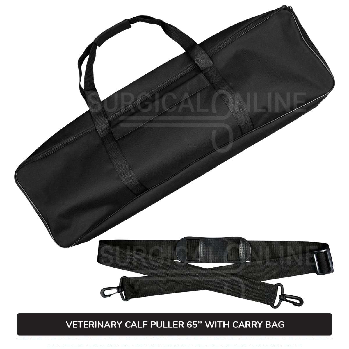 Ratchet Style Calf Puller 65″ With Bag Heavy Duty Calving Extractor Stainless Steel Surgical Veterinary Instruments