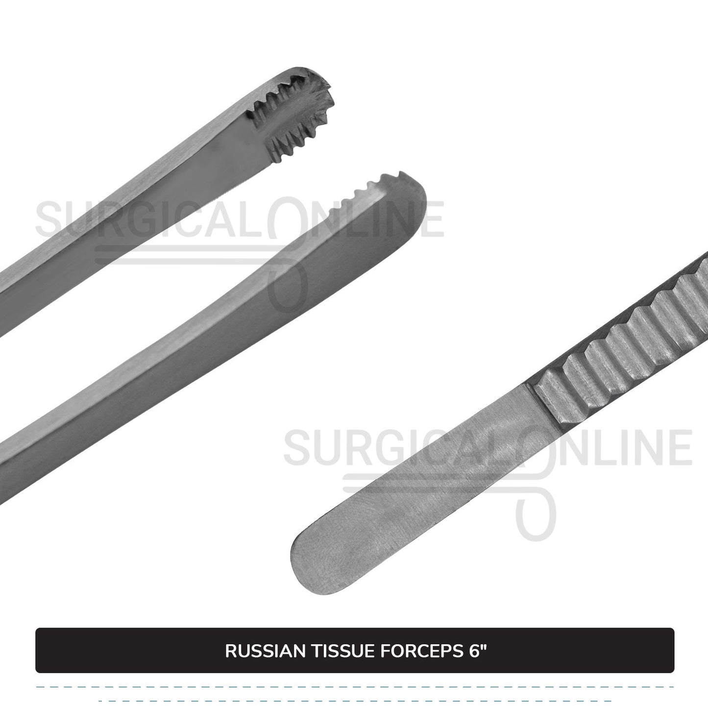 Russian Tissue Forceps 6"