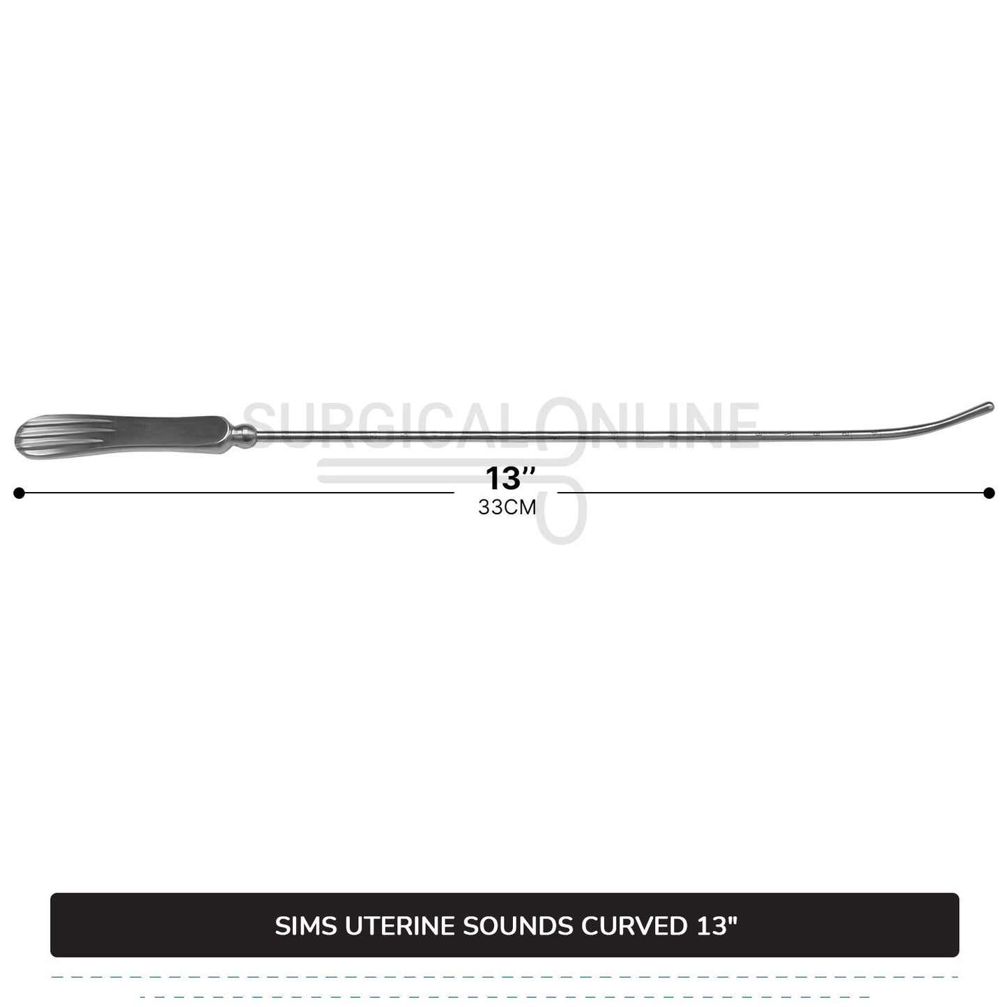 Sims Uterine Sounds Curved 13″