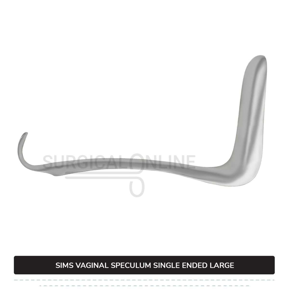 Sims Vaginal Speculum Large 1 1/2″ (3.8 cm) x 3 1/2″ (8.9 cm) Single-Ended OB/GYN Instruments
