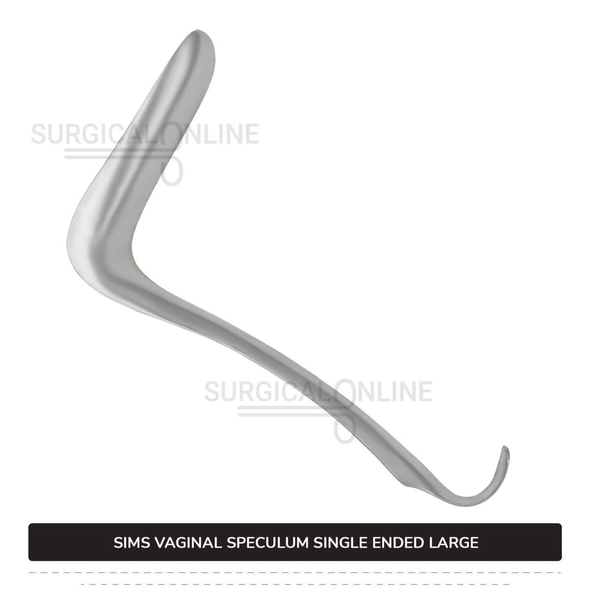 Sims Vaginal Speculum Large 1 1/2″ (3.8 cm) x 3 1/2″ (8.9 cm) Single-Ended OB/GYN Instruments