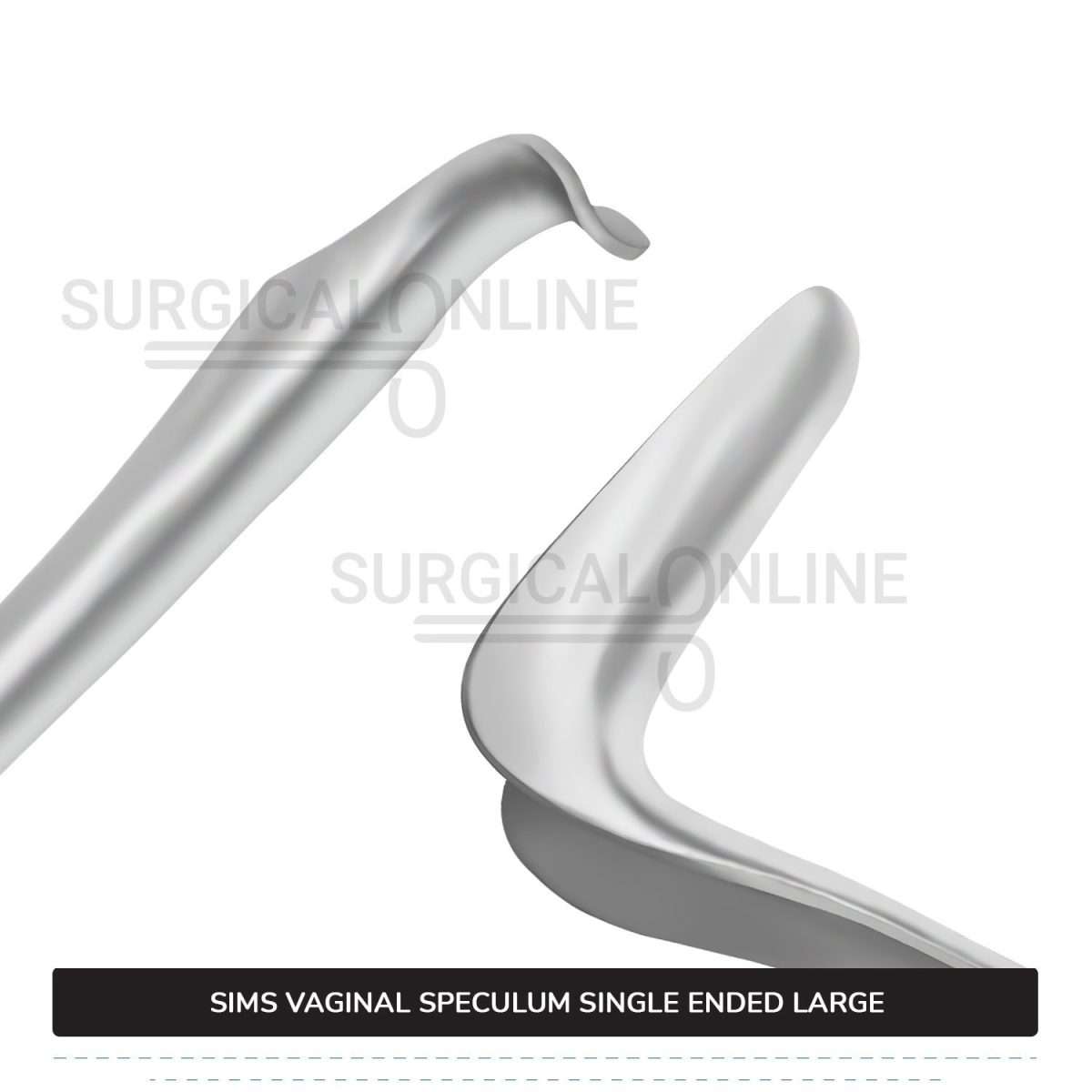 Sims Vaginal Speculum Large 1 1/2″ (3.8 cm) x 3 1/2″ (8.9 cm) Single-Ended OB/GYN Instruments