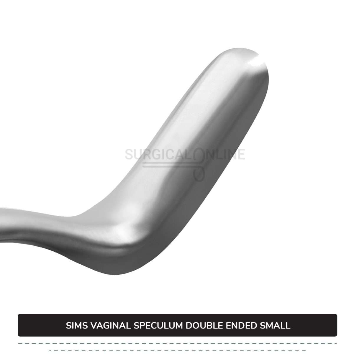 Sims Vaginal Speculum Small 1″ (2.5 cm) x 2 1/2″ (6.4 cm) And 1 1/4" (3.2 cm) x 3" (7.6 cm) Double-Ended