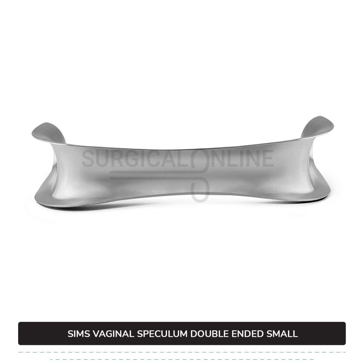 Sims Vaginal Speculum Small 1″ (2.5 cm) x 2 1/2″ (6.4 cm) And 1 1/4" (3.2 cm) x 3" (7.6 cm) Double-Ended