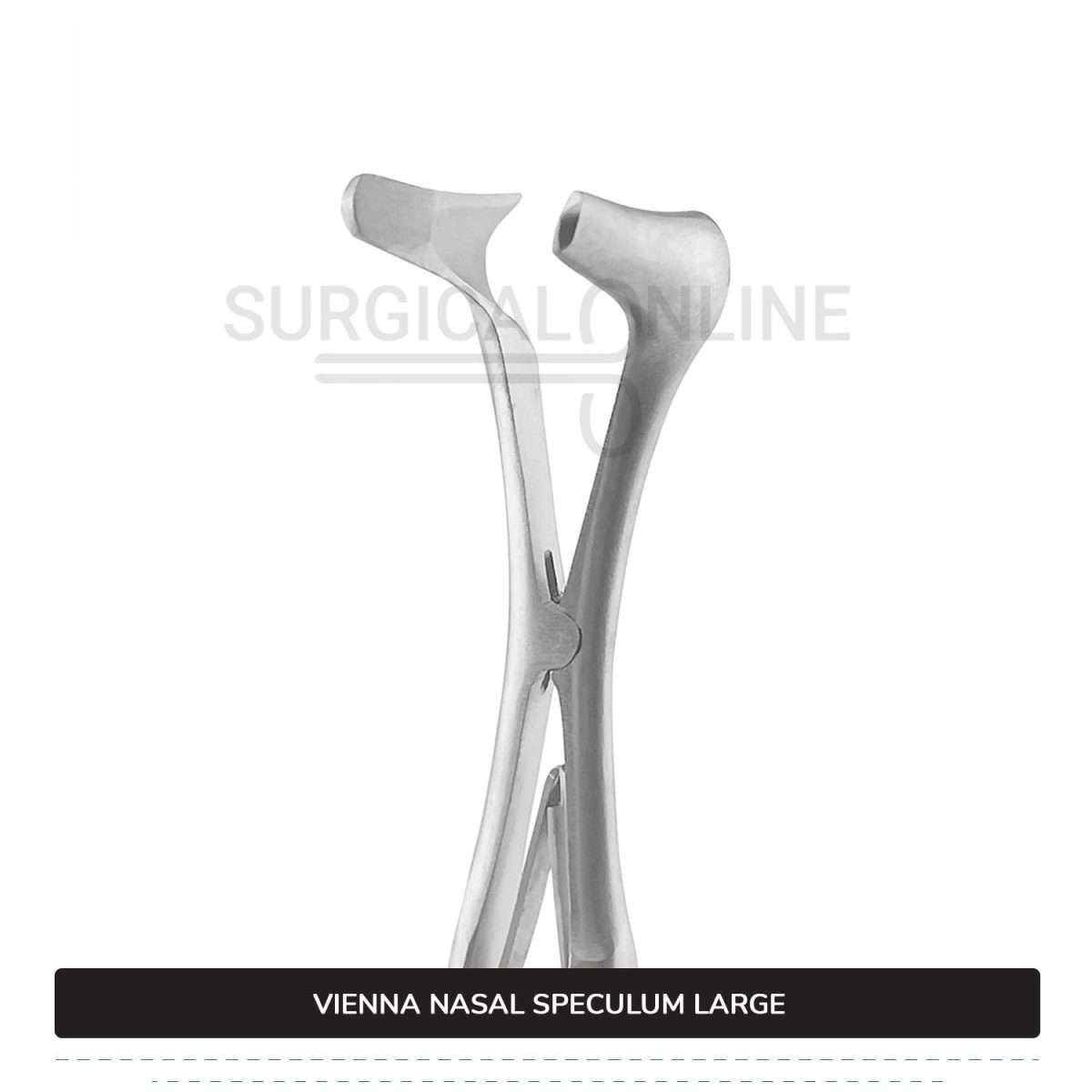 Vienna Nasal Speculum Large ( Adult), 5.75" (14.6 cm) Diagnostic ENT Surgical