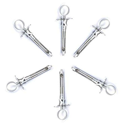 Dental Aspirating Syringe, C-W Type, 2.2 cc, Metric Dentist Surgical Instruments 20 Pcs