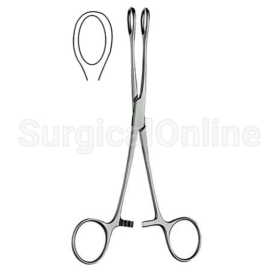 Foerster Sponge Forceps Smooth Straight 7.00"