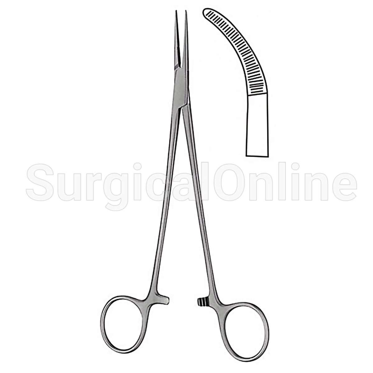 Adson Forceps Curved 7.25"